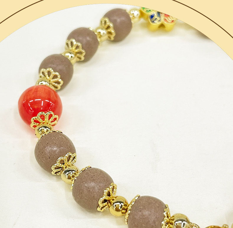 White Ambergris Scented Incense Bead Bracelet Calming Mood Sleep Improving Natural Aromatherapy Wrist Jewelry
