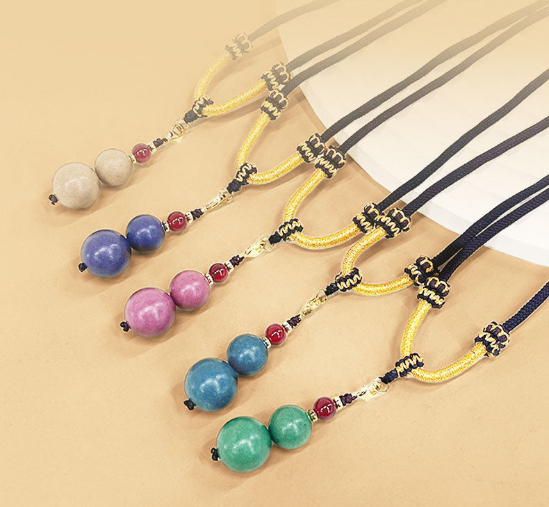 Herbal Incense Bead Aromatherapy Necklace | Calming Relaxing Oriental Scented Jewelry
