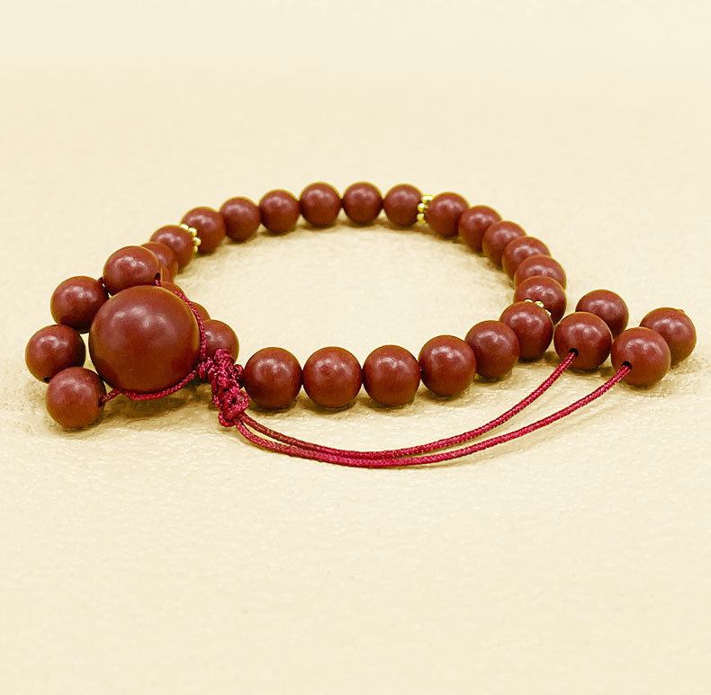 Rose Fragrance Herbal Incense Bead Bracelet | Relaxing Floral Aromatherapy Wrist Jewelry