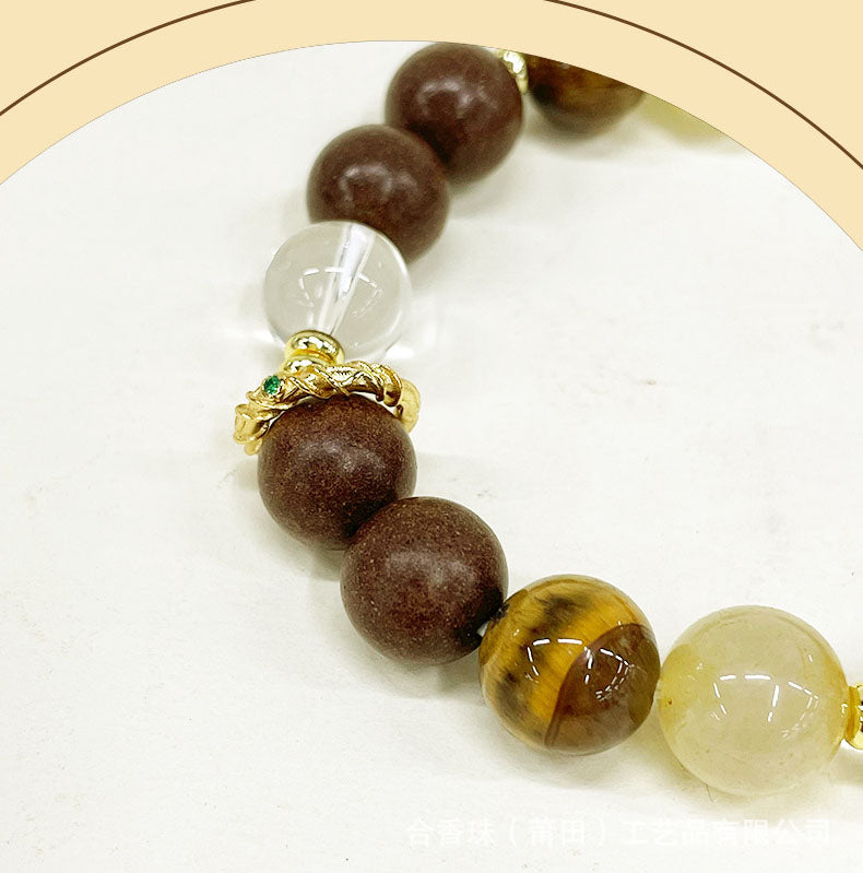Energy Replenishing Herbal Incense Bead Bracelet Aid Sleep Ease Body Fatigue Stress Relief Aromatherapy Bracelet