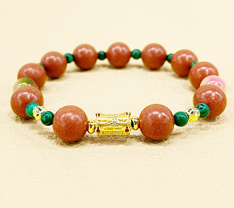 Empress Meridian Scented Incense Bead Bracelet | Relaxing Portable Herbal Aromatherapy Jewelry
