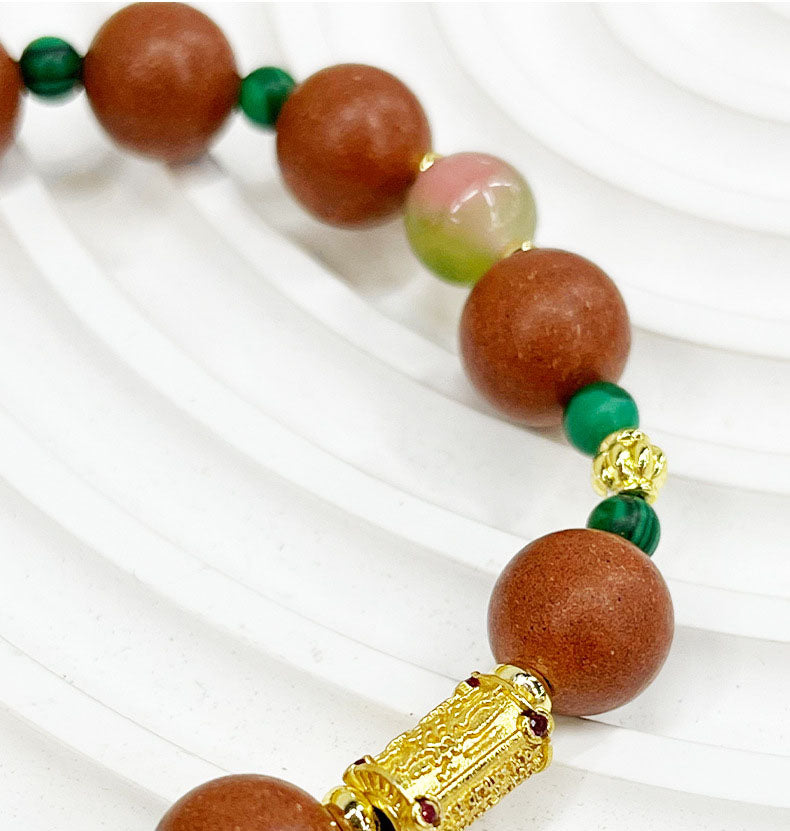 Empress Meridian Scented Incense Bead Bracelet | Relaxing Portable Herbal Aromatherapy Jewelry