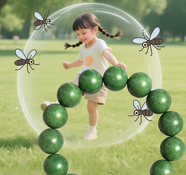 Multi-Herb Mosquito Repellent Incense Bead Bracelet | Natural Plant Aromatherapy Summer Bracelet