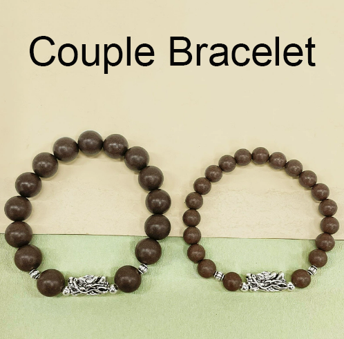 Couple Incense Bead Bracelets:Couple Matching Incense Bead Bracelets Natural Floral Aromatherapy Bracelets Stress Relief Oriental His & Her Scented Jewelry Gift Set