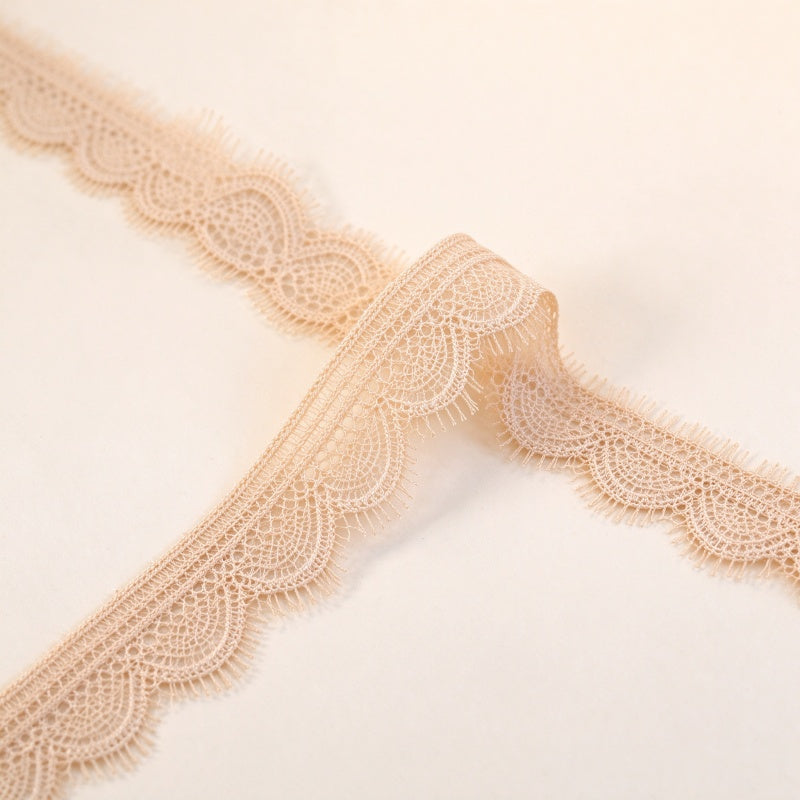 Nylon Lace Trim (Scalloped / Eyelash Lace Ribbon)
