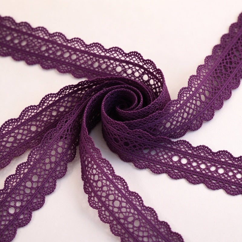 Nylon Lace Trim (Scalloped / Eyelash Lace Ribbon)