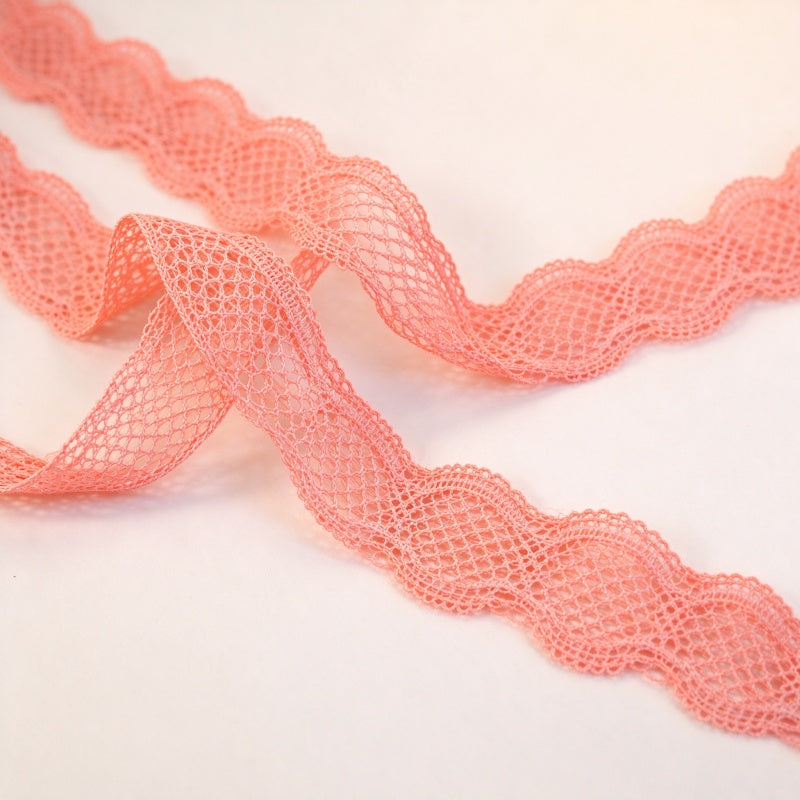 Nylon Lace Trim (Scalloped / Eyelash Lace Ribbon)