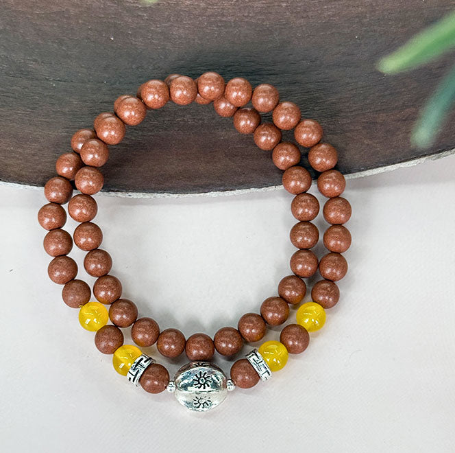 Handmade Natural Herbal Incense Bead Bracelet Wearable Aromatherapy Bracelet Stress Relief Sleep Aid Relieve Fatigue Oriental Wellness Jewelry For Men Women Unisex