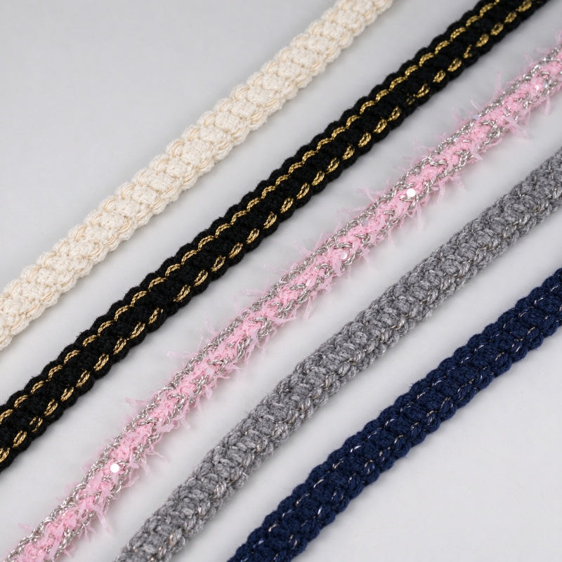 Tweed-Style Fringe Trim / Boucle Edge Tape