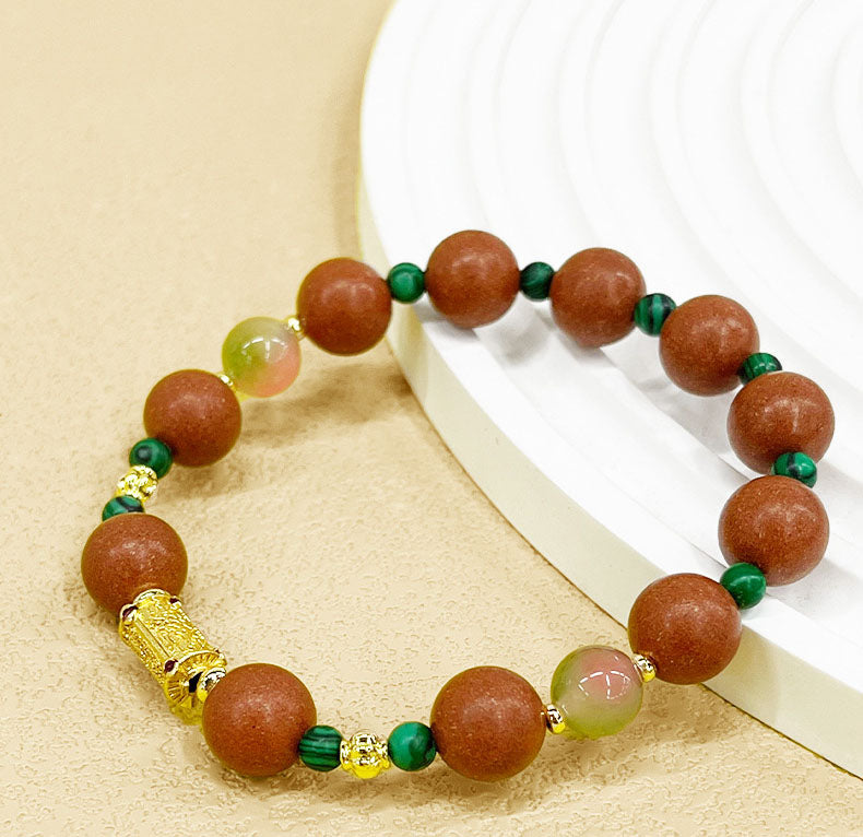 Empress Meridian Scented Incense Bead Bracelet | Relaxing Portable Herbal Aromatherapy Jewelry