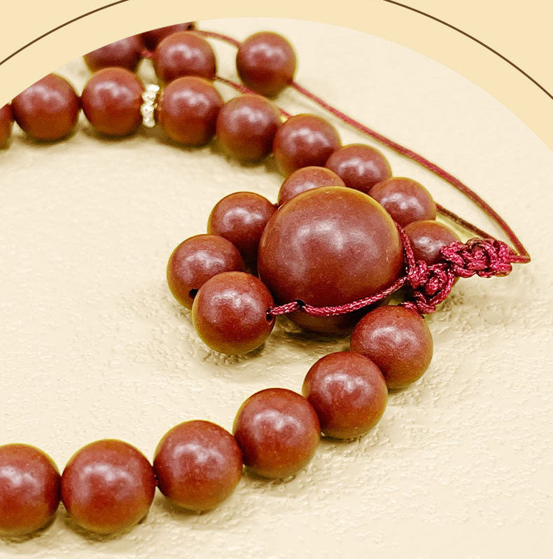 Rose Fragrance Herbal Incense Bead Bracelet | Relaxing Floral Aromatherapy Wrist Jewelry