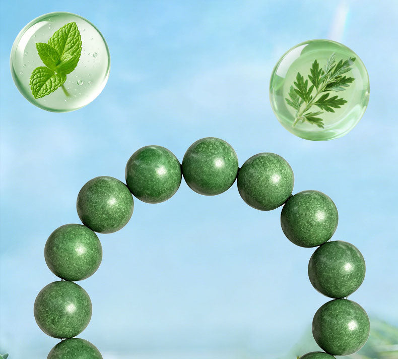 Multi-Herb Mosquito Repellent Incense Bead Bracelet | Natural Plant Aromatherapy Summer Bracelet