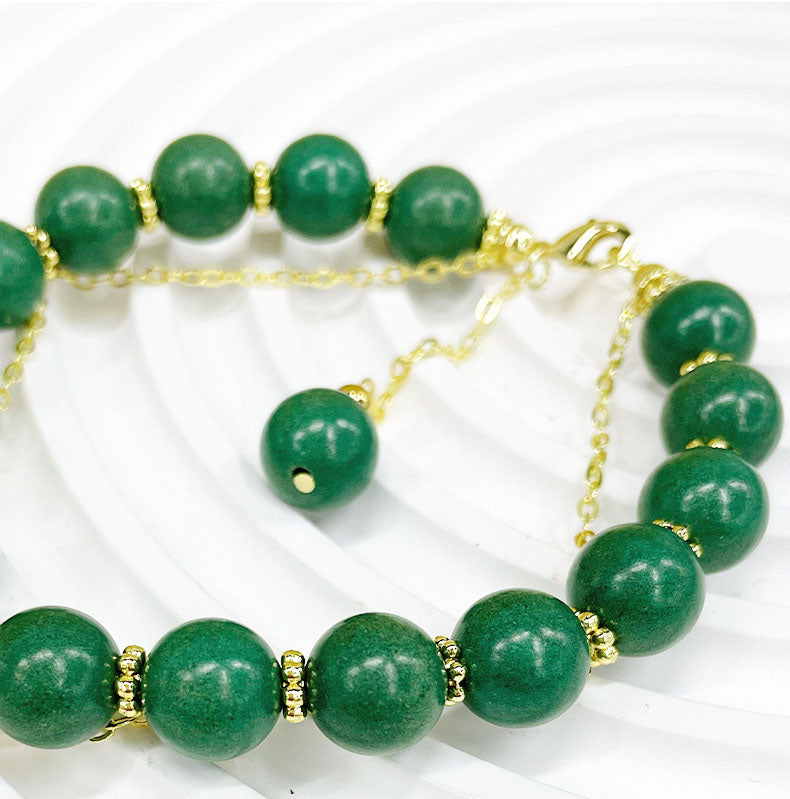 Traditional Chinese Herbal Scented Bead Bracelet Natural Agarwood Cassia Twig Almond Calcite Relaxing Aroma Bracelet for Women Daily Wear