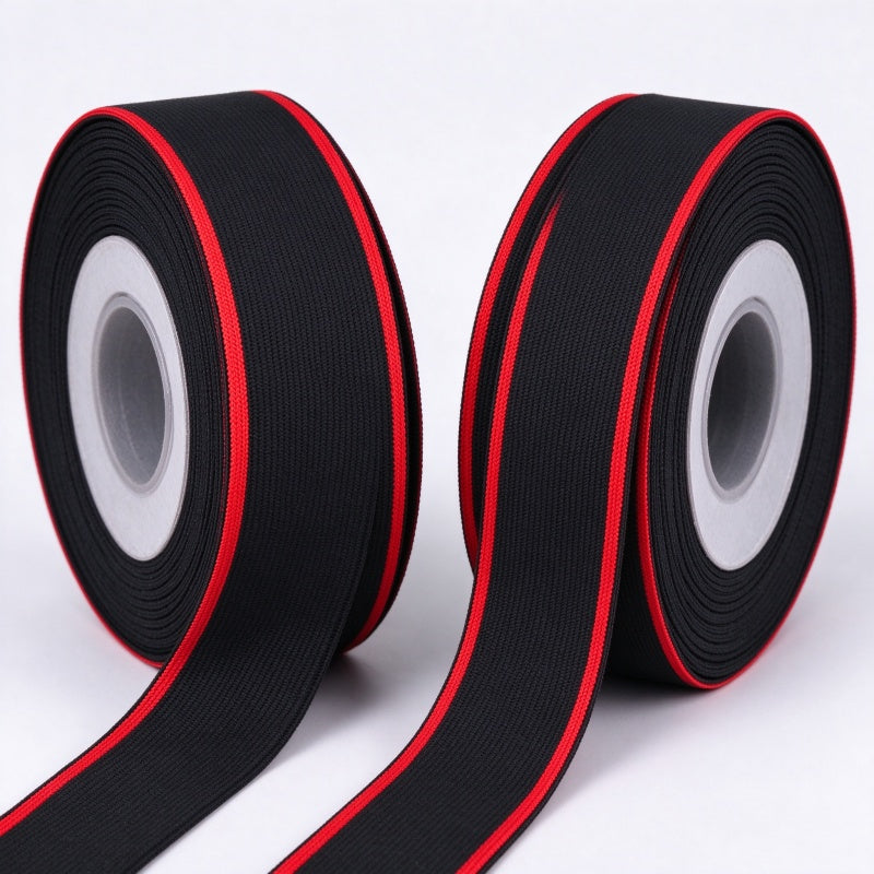 Flat Knitted Elastic Webbing (Knitted Elastic Band)
