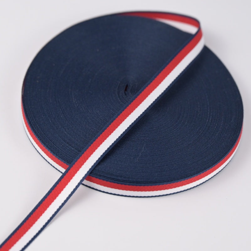 Striped Twill Webbing Tape (Polyester Strap)
