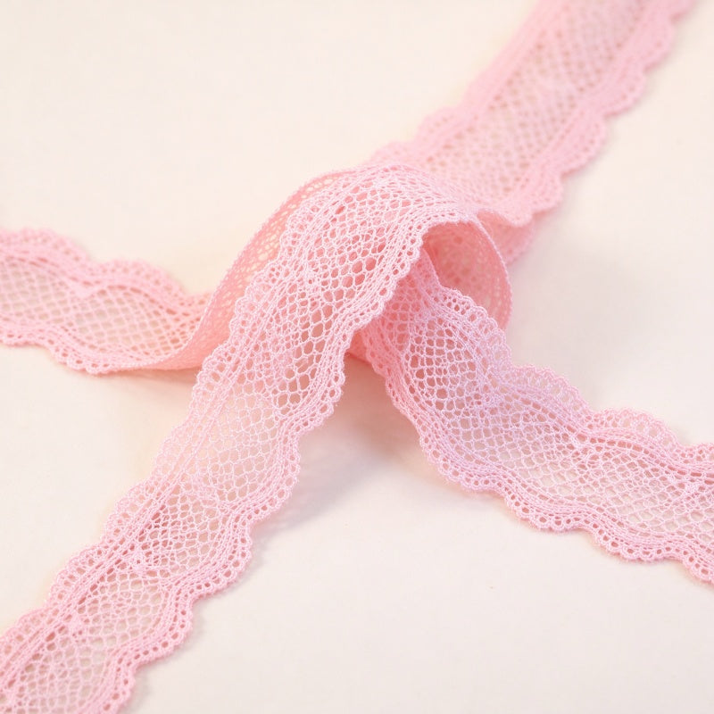 Nylon Lace Trim (Scalloped / Eyelash Lace Ribbon)