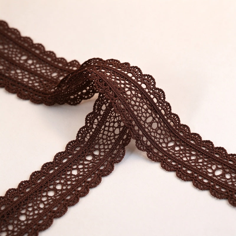 Nylon Lace Trim (Scalloped / Eyelash Lace Ribbon)