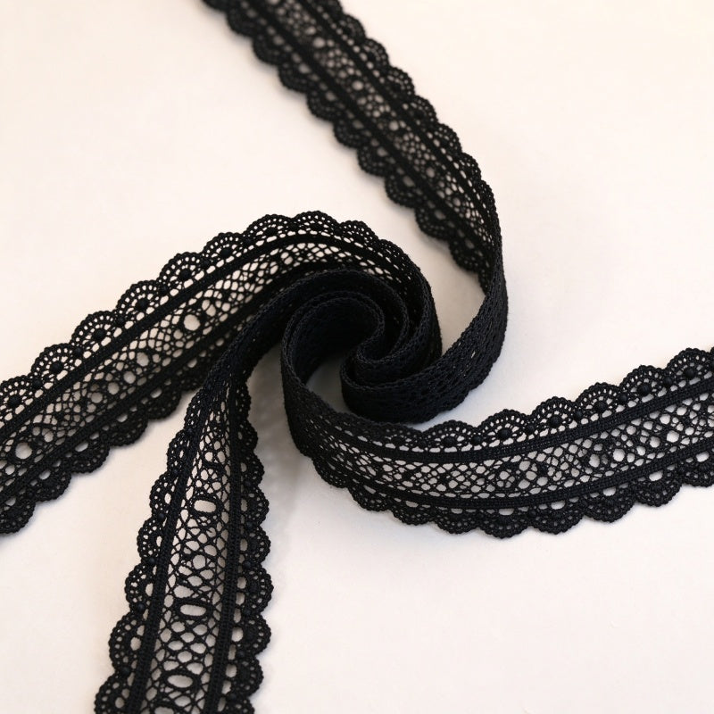 Nylon Lace Trim (Scalloped / Eyelash Lace Ribbon)