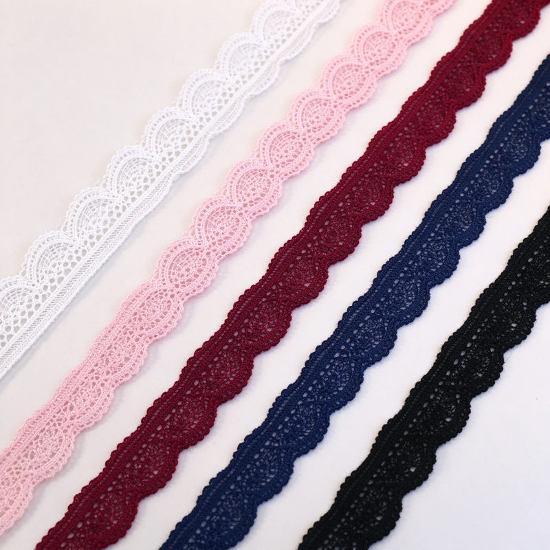 Nylon Lace Trim (Scalloped / Eyelash Lace Ribbon)