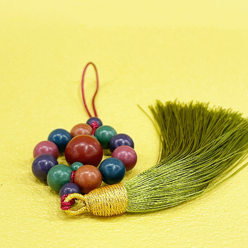 Natural Herbal Incense Bead Car Hanging Ornament Car Air Freshener Relieve Driving Fatigue Motion Sickness Stress Relief Oriental Aromatherapy Car Accessory