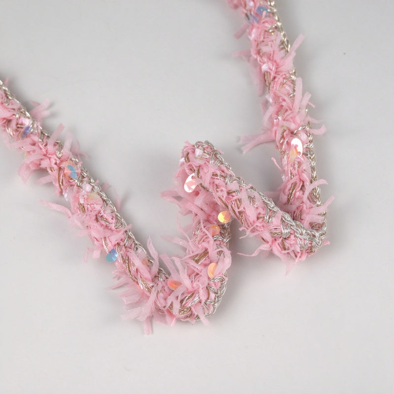 Tweed-Style Fringe Trim / Boucle Edge Tape