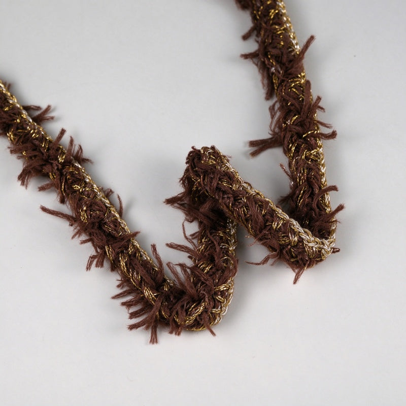 Tweed-Style Fringe Trim / Boucle Edge Tape