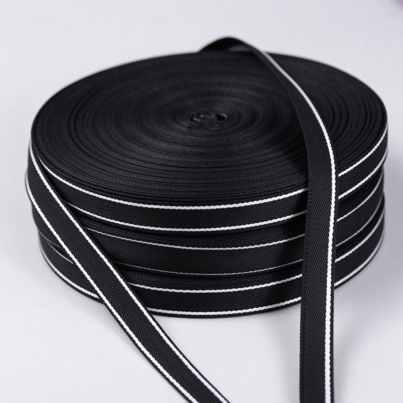 Striped Twill Webbing Tape (Polyester Strap)