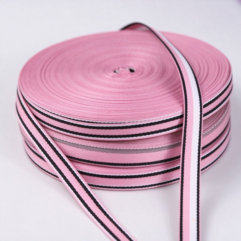 Striped Twill Webbing Tape (Polyester Strap)