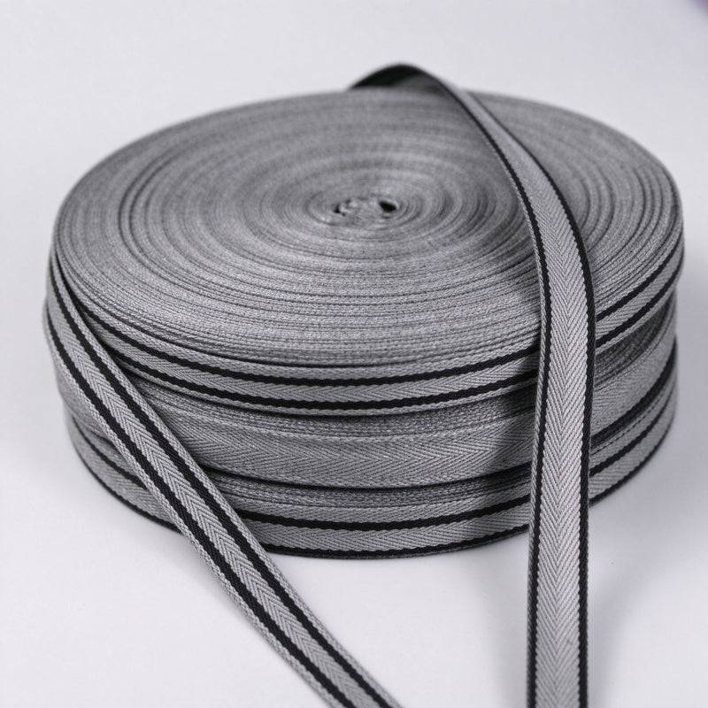 Striped Twill Webbing Tape (Polyester Strap)